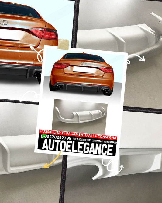 DIFFUSORE ADATTO PER AUDI A5 SPORTBACK S-LINE (2009-2011)