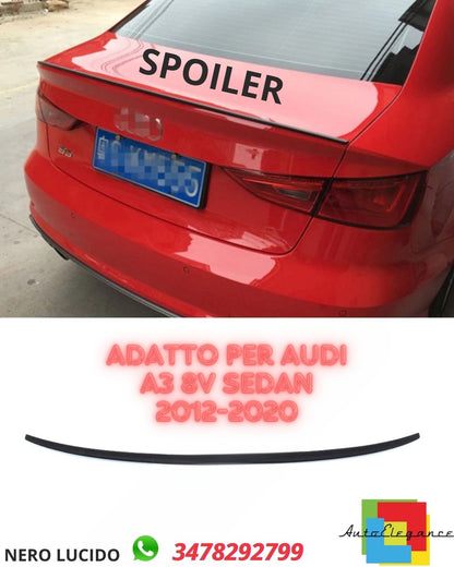 SPOILER  ADATTO PER ✨✨✨ AUDI A3 8V Sedan 2012-2020 ✨✨✨