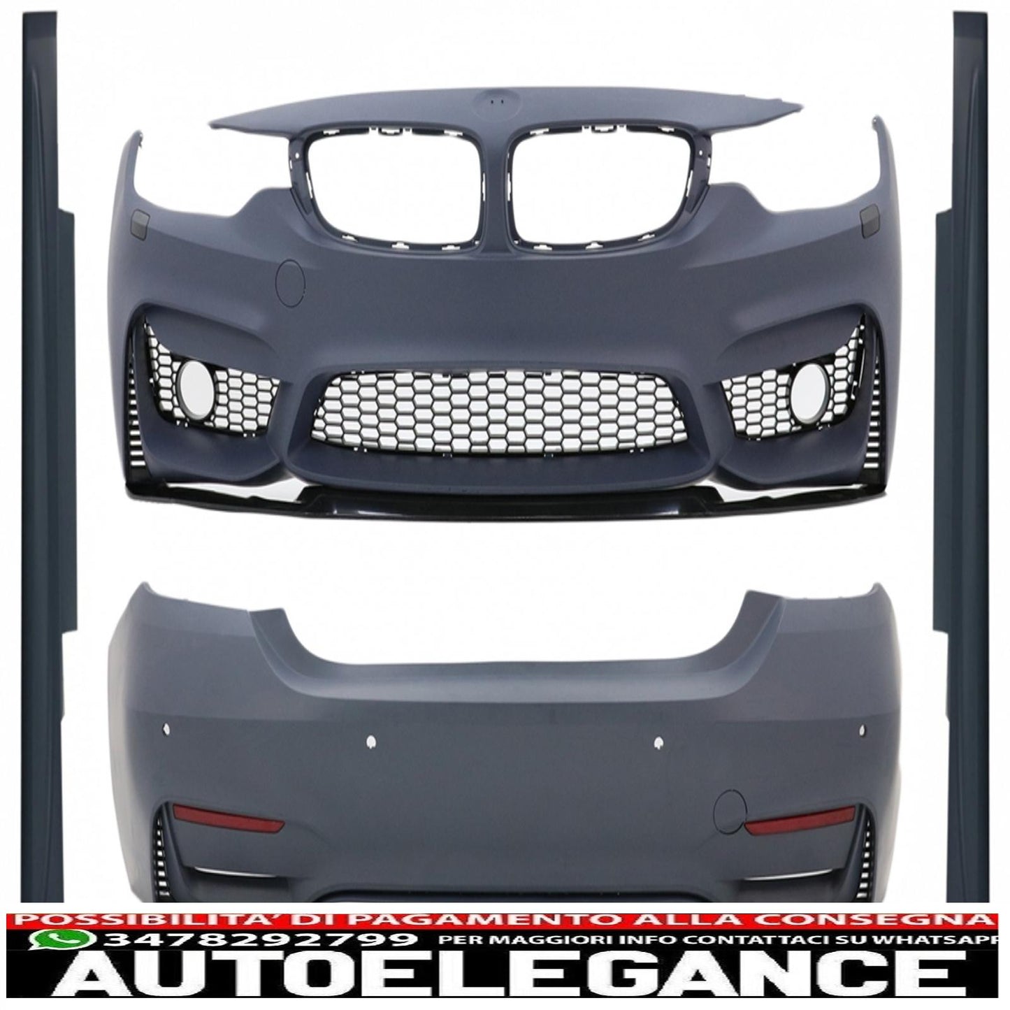 body kit suitable for bmw 4 series f32 f33 (2013-up) m4 design coupe cabrio with fog light housing