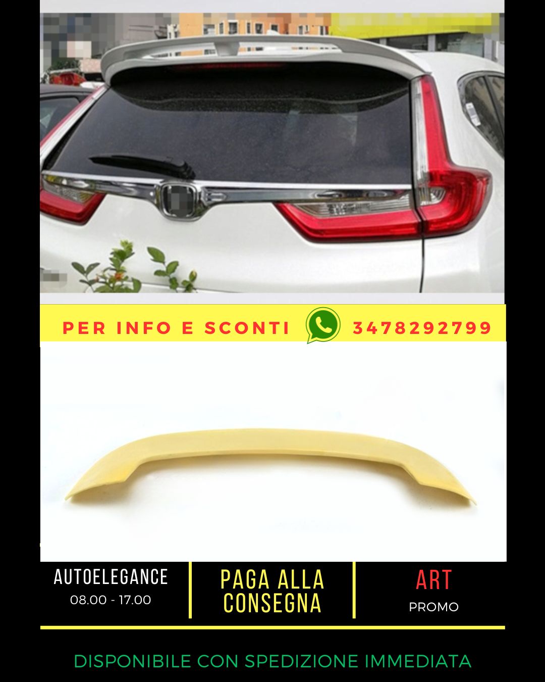 ✨SPOILER ADATTO PER Honda CRV 5 2018+✨