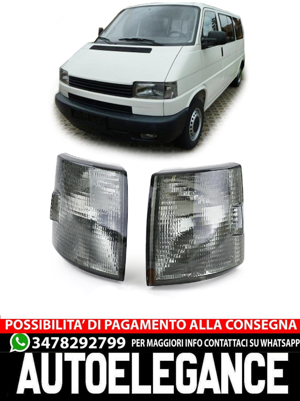 Frecce nere - coppia aftermarket compatibile con VW T4 Bus + Transporter