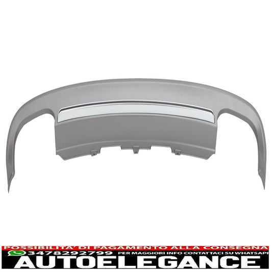 Diffusore mantovana paraurti posteriore adatto per audi a5 8t 2 porte coupé / cabriolet (2012-2015) design s5