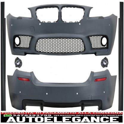complete body kit suitable for bmw 5 series f10 (2010-2014) m5 design with fog lights 