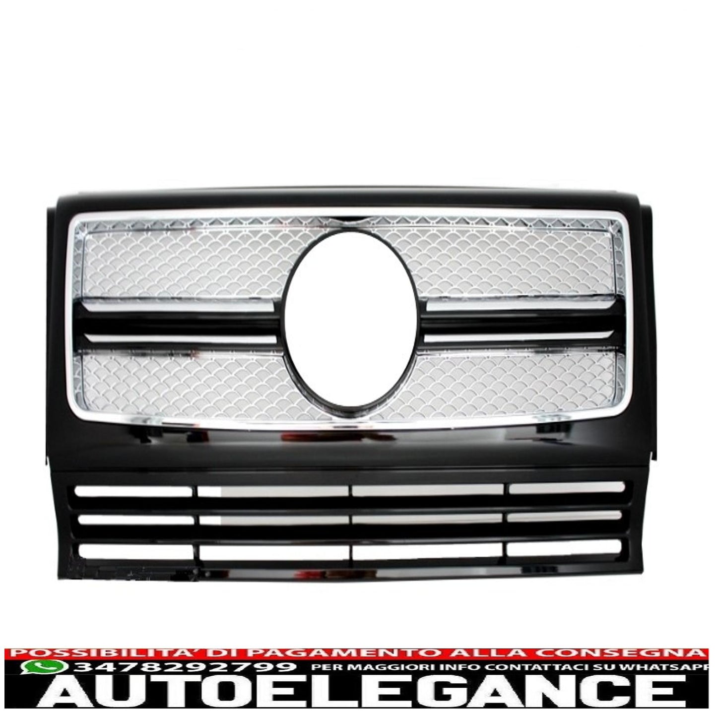 front grille suitable for mercedes g class w463 (1990-2014) new design g65 chrome edition