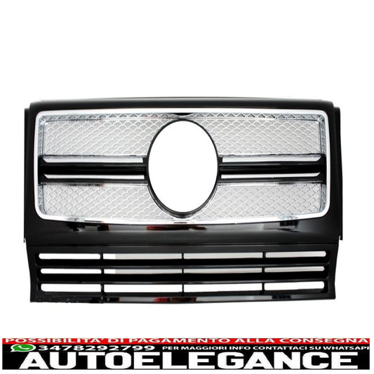 griglia anteriore adatta per mercedes classe g w463 (1990-2014) nuovo design g65 edizione cromata