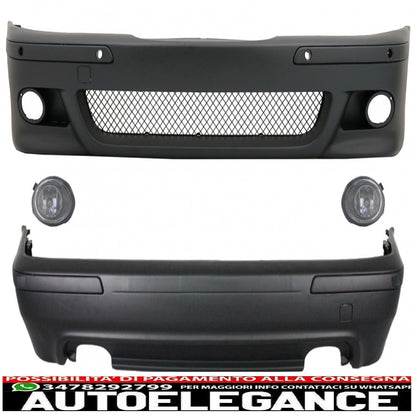 body kit suitable for bmw 5 series e39 (1995-2003) with m5 design fog lights