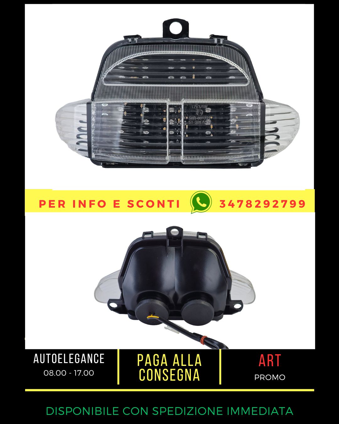 ✨Fanale posteriore a LED  per Honda CBR 900 RR Fireblade SC33✨