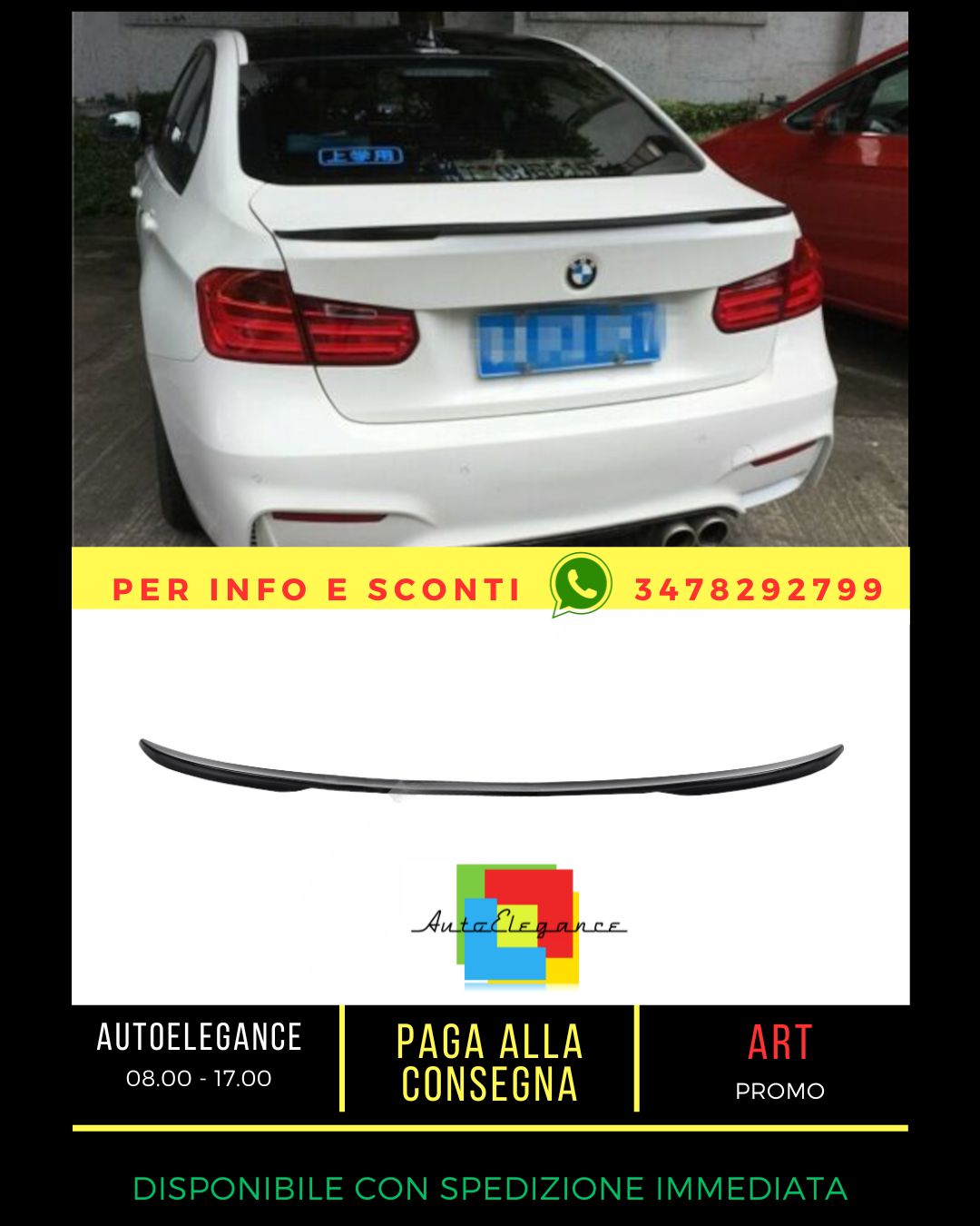 ✨SPOILER SUITABLE FOR BMW 3 F30 2011-2018 Sedan✨