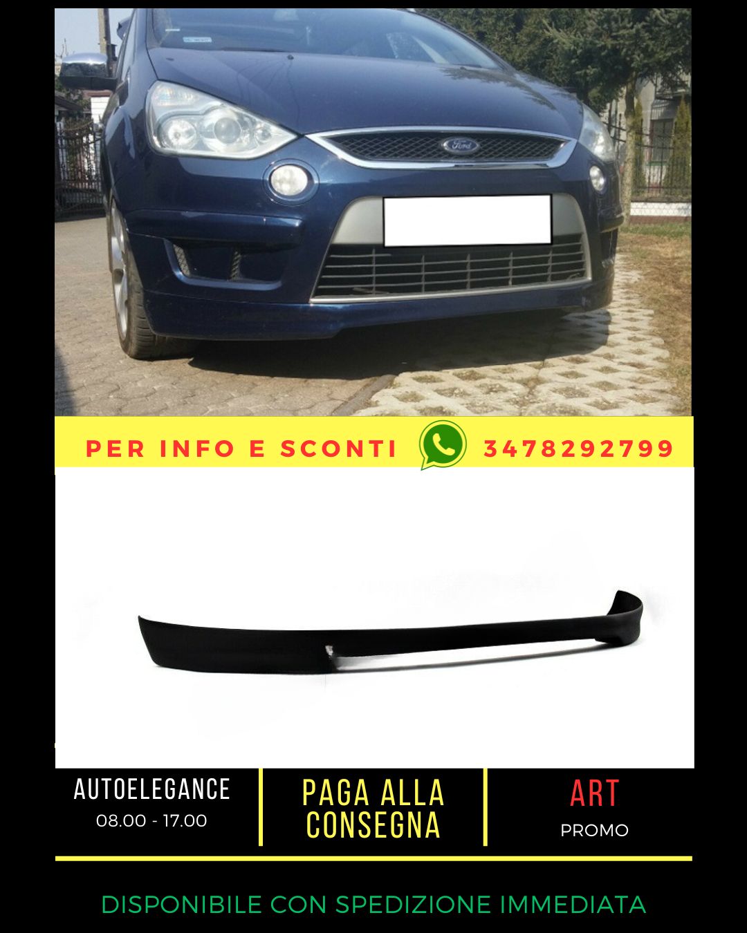 ✨SPOILER ADATTO PER FORD S MAX 2006-2010✨