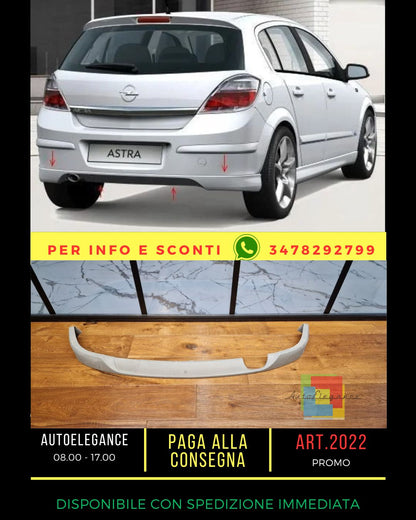 🔥ART. 2022 DIFFUSORE PER ASTRA H 2005-2009 5 PORTE LOOK OPC GREZZO🔥