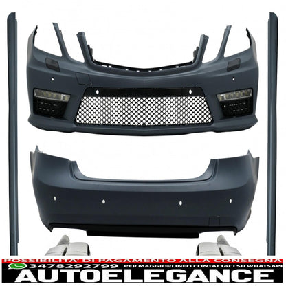 Conversion body kit suitable for mercedes e-class w212 (2009-2013) e63 design with exhaust tips
