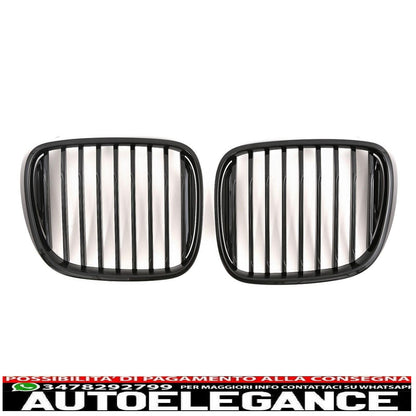 se ajusta a la parrilla deportiva bmw serie 7 pre-lci g11 g12 negro brillante