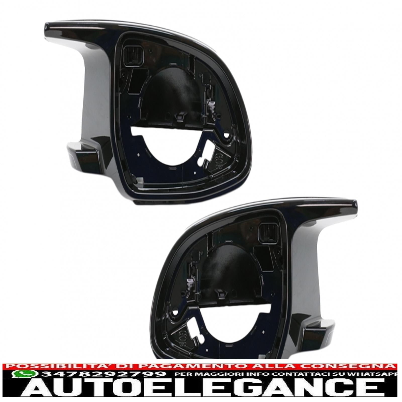 Calotte specchietti adatte per bmw x3 g01 x3 g08 x4 g02 x5 g05 x6 g06 x7 g07 (2017-2020) m sport design nero pianoforte AUTOELEGANCERICAMBI