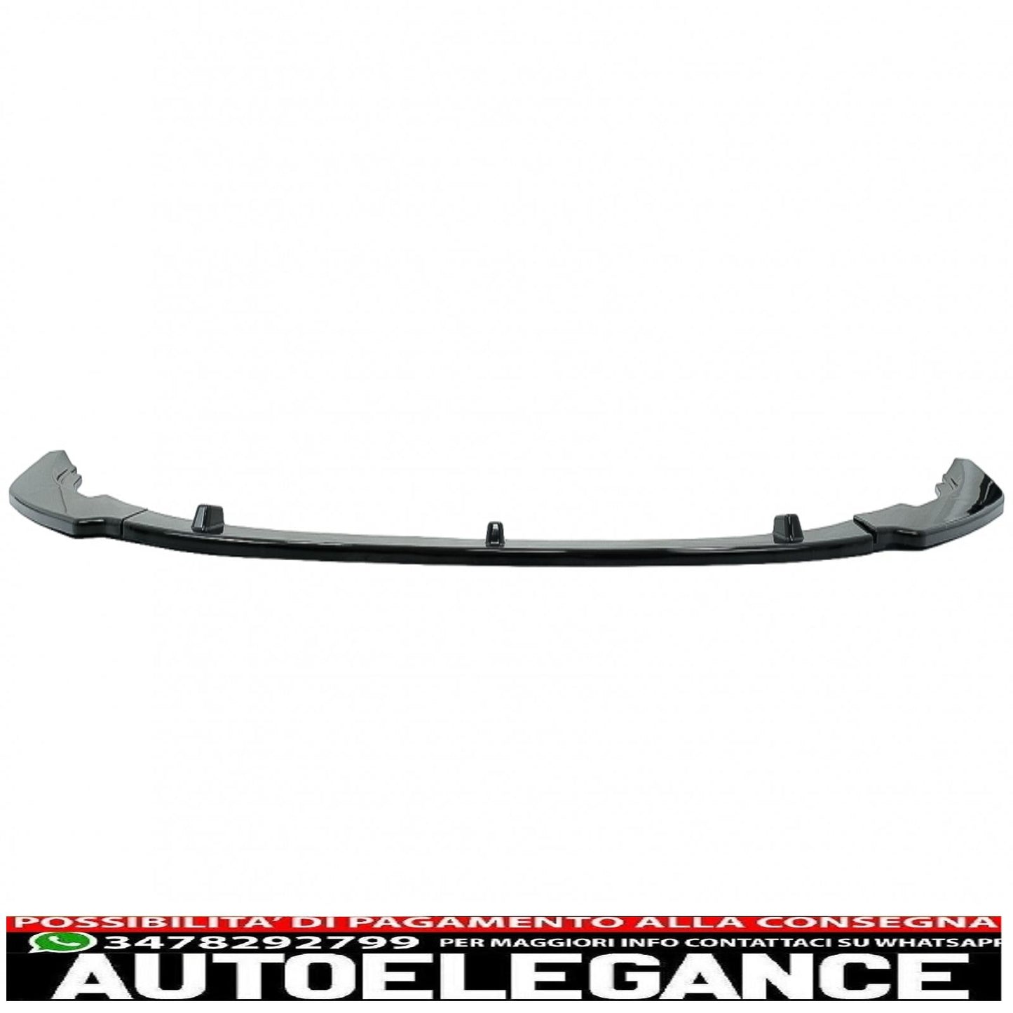 Front Bumper Lip Extension Spoiler Fit For VW Golf VI 6 MK6 (2009-2013) GTI Design Piano Black