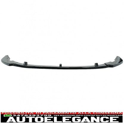 Front Bumper Lip Extension Spoiler Fit For VW Golf VI 6 MK6 (2009-2013) GTI Design Piano Black