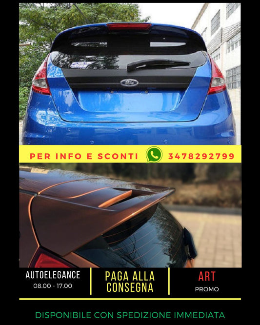✨GLOSSY BLACK SPOILER SUITABLE FOR Ford Fiesta MK6 2008-2019 Hatchback✨