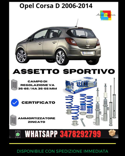 🔥Assetto sportivo ADATTO PER Opel Corsa D anno 2006 - 2014🔥