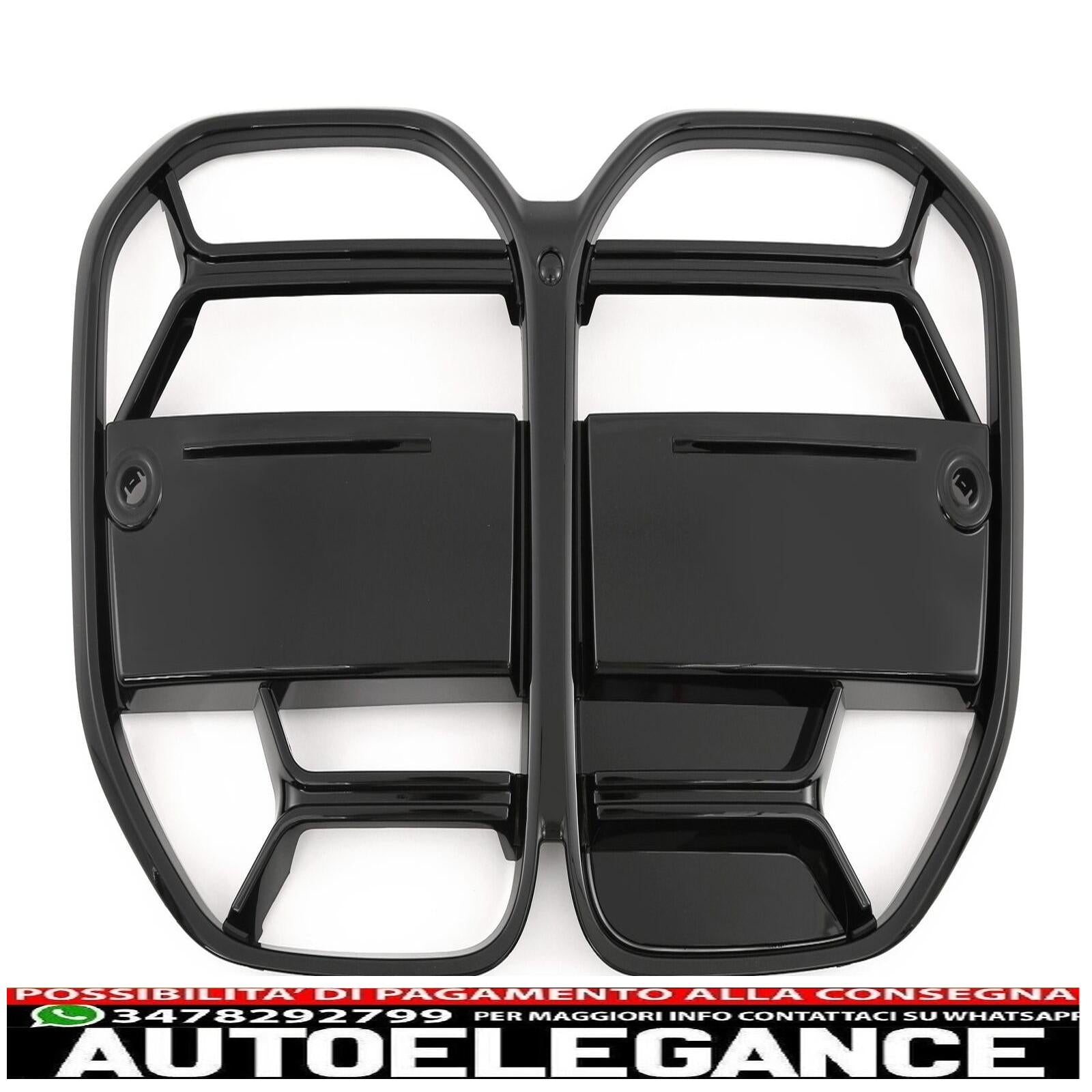 apto para bmw serie 4 g22 g23 sport parrilla cs negro mate AUTOELEGANCERICAMBI