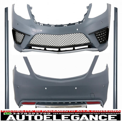 body kit suitable for mercedes w222 s-class (2013-06.2017) s63 design with exhaust tips