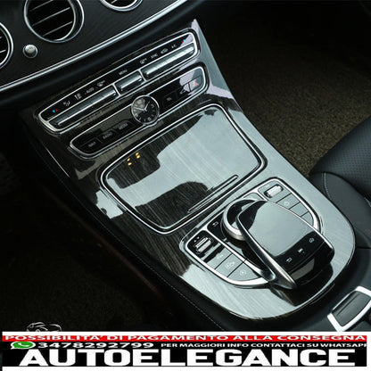 central console decorative element in black ash wood for w213 e-class show the original titleoriginal textzierlement mittelkonsole holz esche schwarz für w213 e-klasse