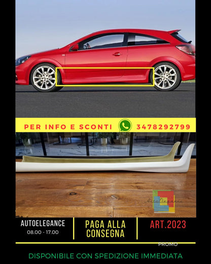 🔥MINIGONNE PER OPEL ASTRA H 2005-2009 3 PORTE LOOK OPC GREZZO🔥