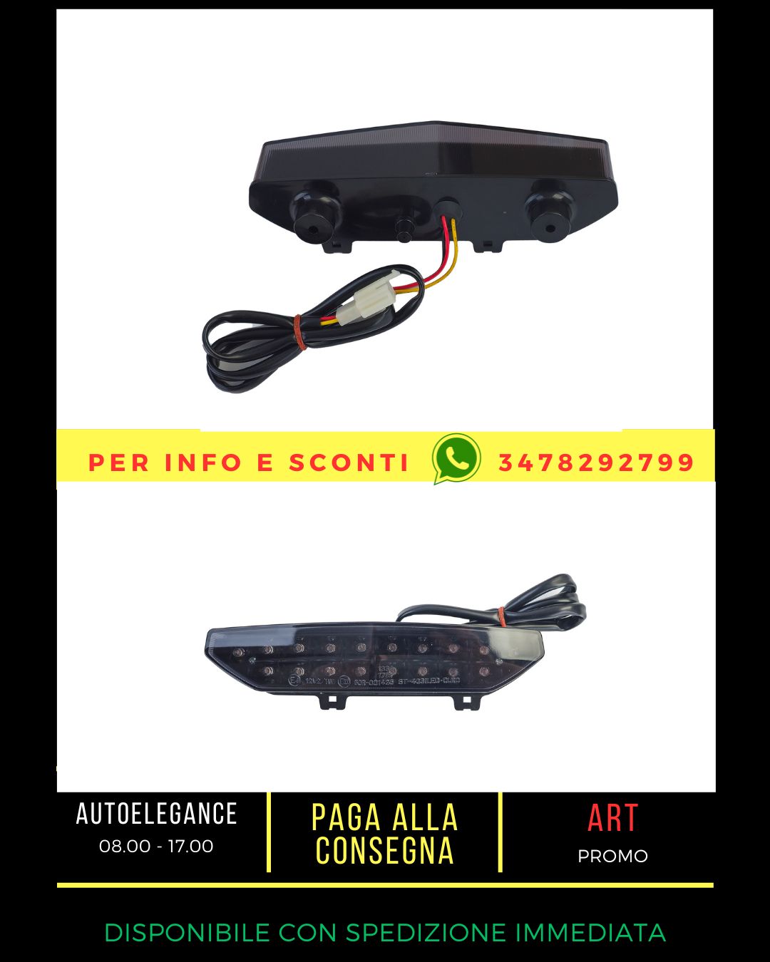 ✨Fanale in vetro trasparente fumo per Kawasaki Ninja ZX-6R 07-08✨