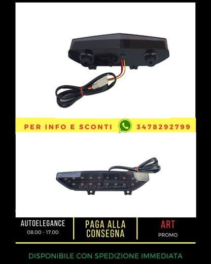 ✨Fanale in vetro trasparente fumo per Kawasaki Ninja ZX-6R 07-08✨