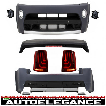 body kit suitable for land rover sport l320 restyling (2009-2013) autobiography design with glohh rear lights