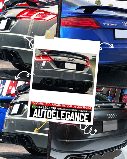 SOTTOPARAURTI POSTERIORE AUDI TT 8S S-LINE  2013-2016  TT RS STILE