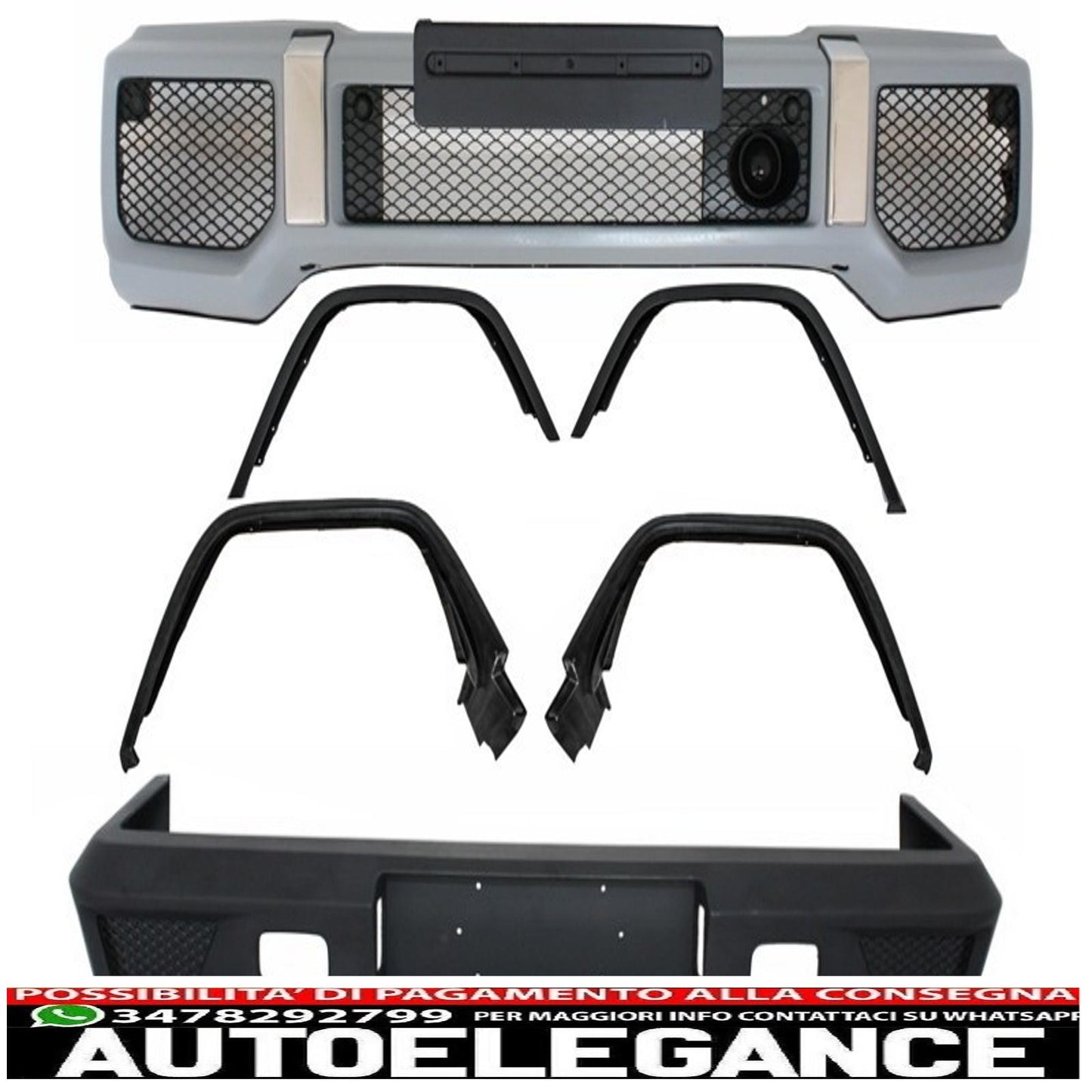 Complete conversion body kit suitable for mercedes g-class w463 (1989-2017) g63 g65 design 