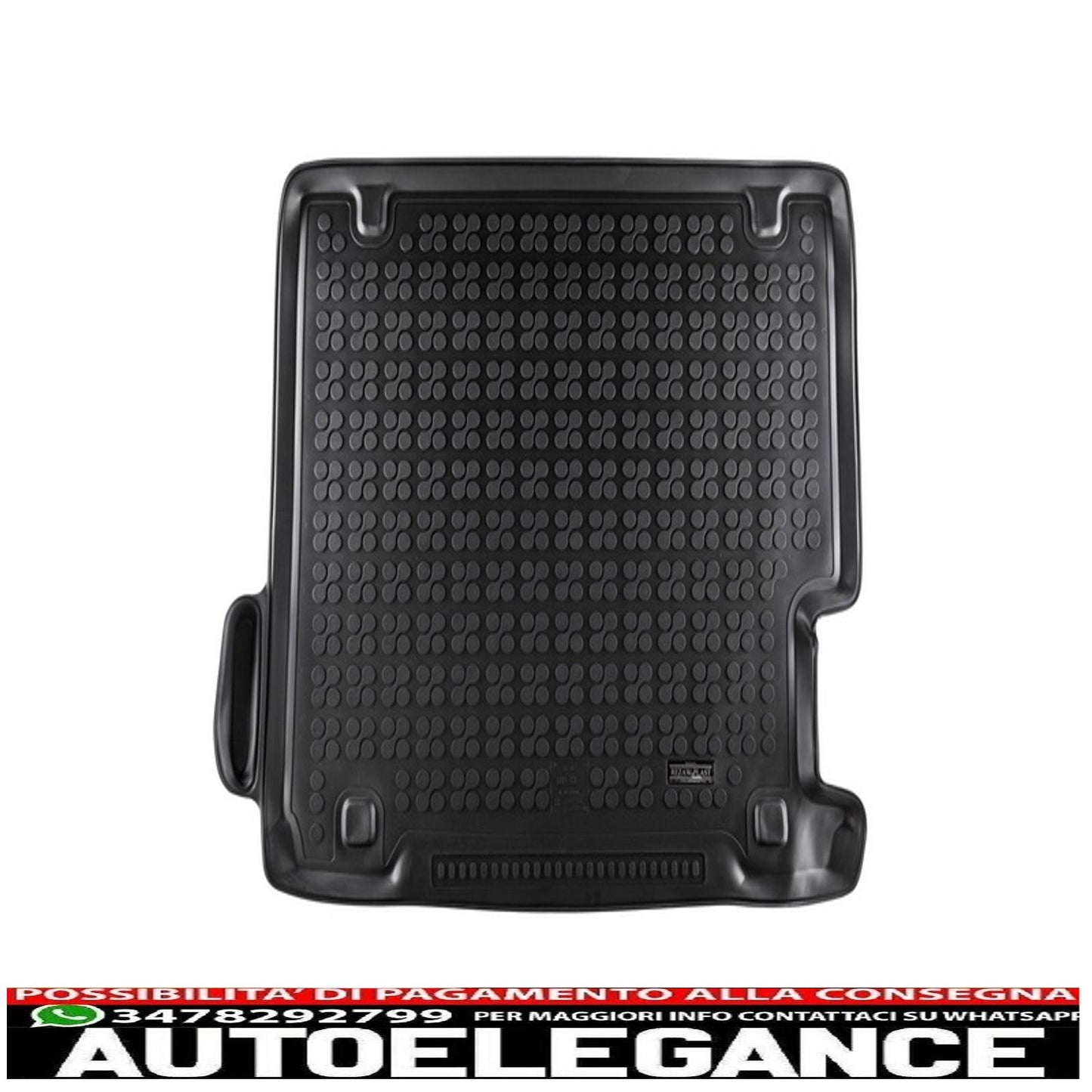 Black rubber trunk mat suitable for BMW X3 (F25) 2010+