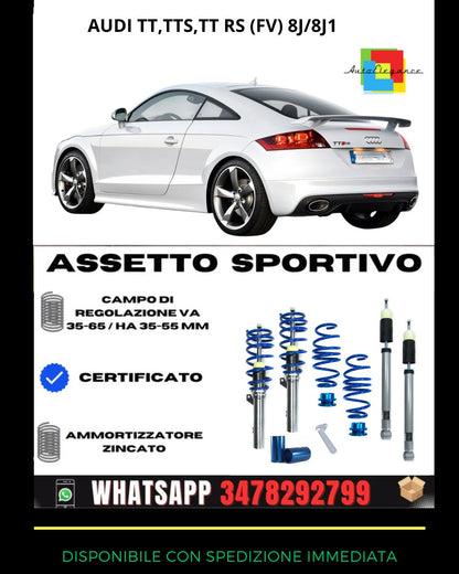 🔥Assetto sportivo ADATTO PER Audi TT, TTS, TT RS (FV) 8J/ 8J1🔥