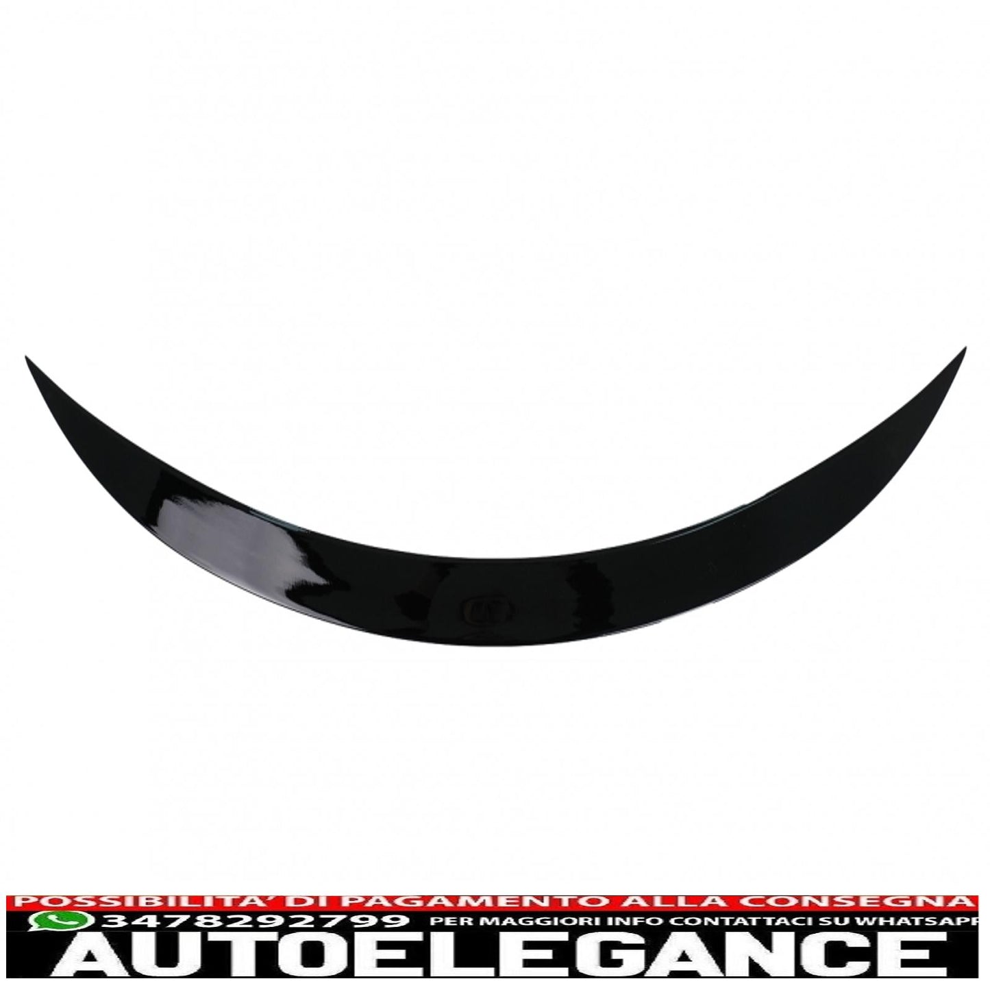 trunk spoiler suitable for tesla model 3 (2017-up) gloss black