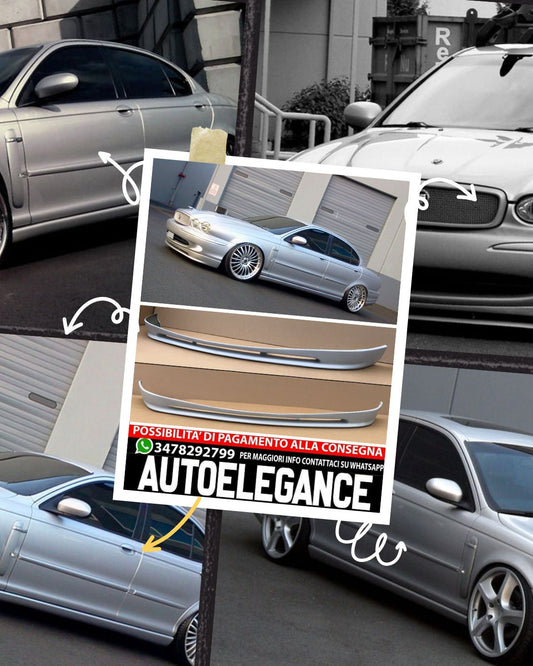 FRONT BUMPER LIP SUITABLE FOR JAGUAR X-TYPE 