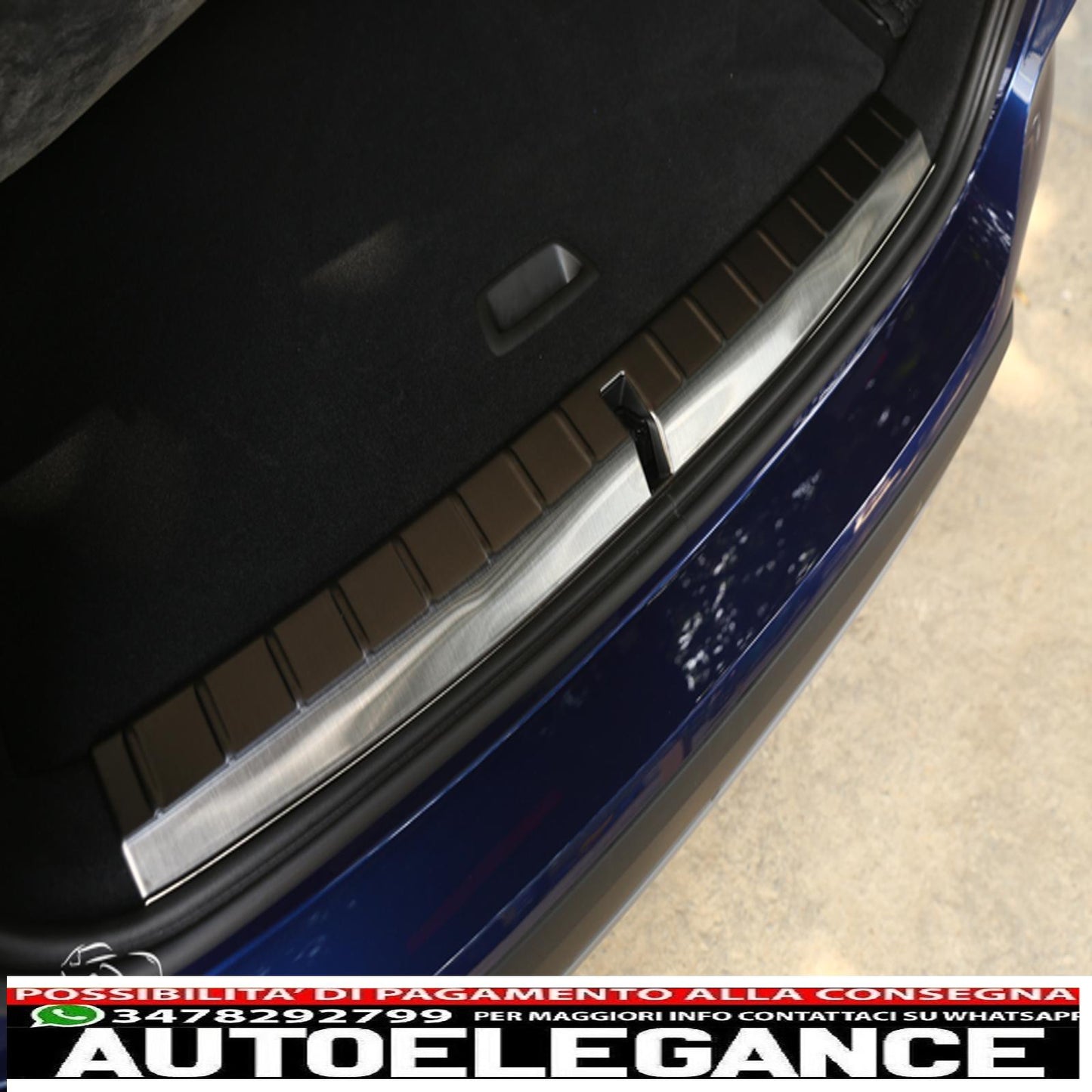 stainless steel black cargo boot sill for bmw x1 f48 - show original titleoriginal textladekantenschutz kofferraum edelstahl schwarz für bmw x1 f48