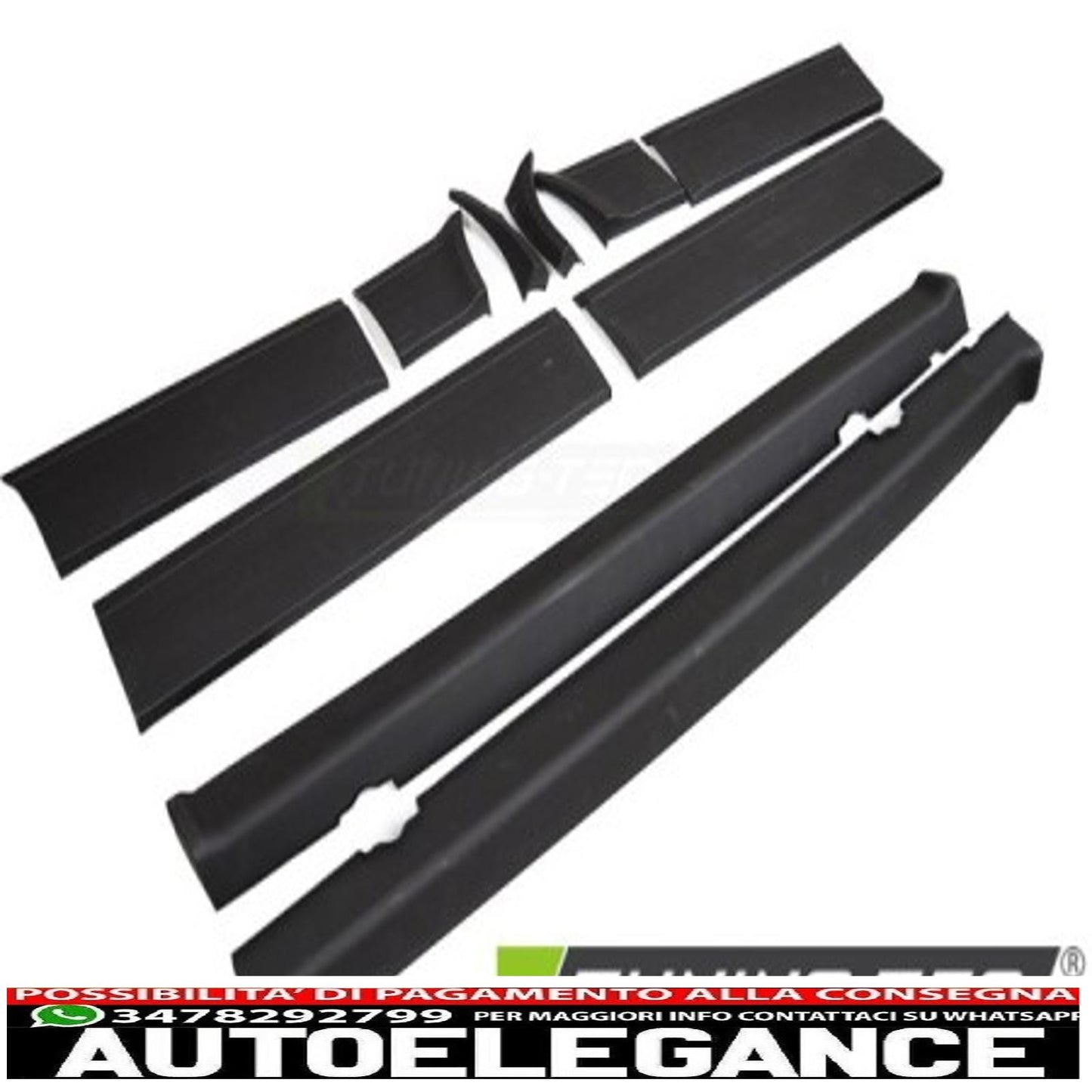 minigonne laterali + modanature delle porte stile sportivo per bmw e30 82-90 4d