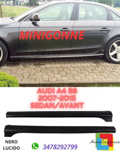 ✨✨SKIRT SUITABLE FOR Audi A4 B8 2007-2015 Sedan/Avant✨✨ 