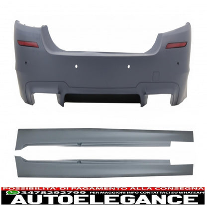Rear bumper suitable for bmw 5 series f10 (2011-2017) with m5 design side skirts