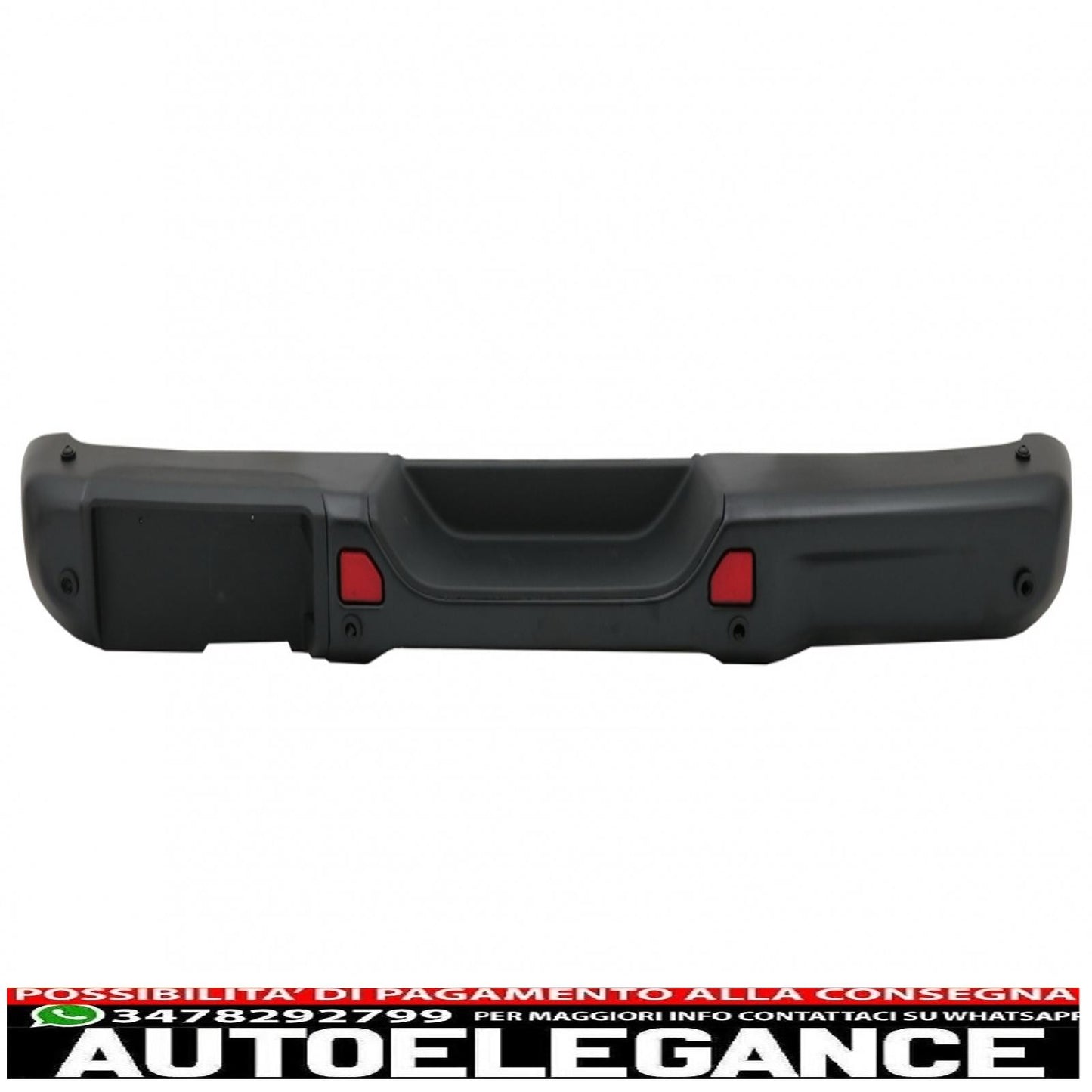 Metal Rear Bumper Fit For Jeep Wrangler JL (2018-up) 10th Anniversary Hard Rock Style