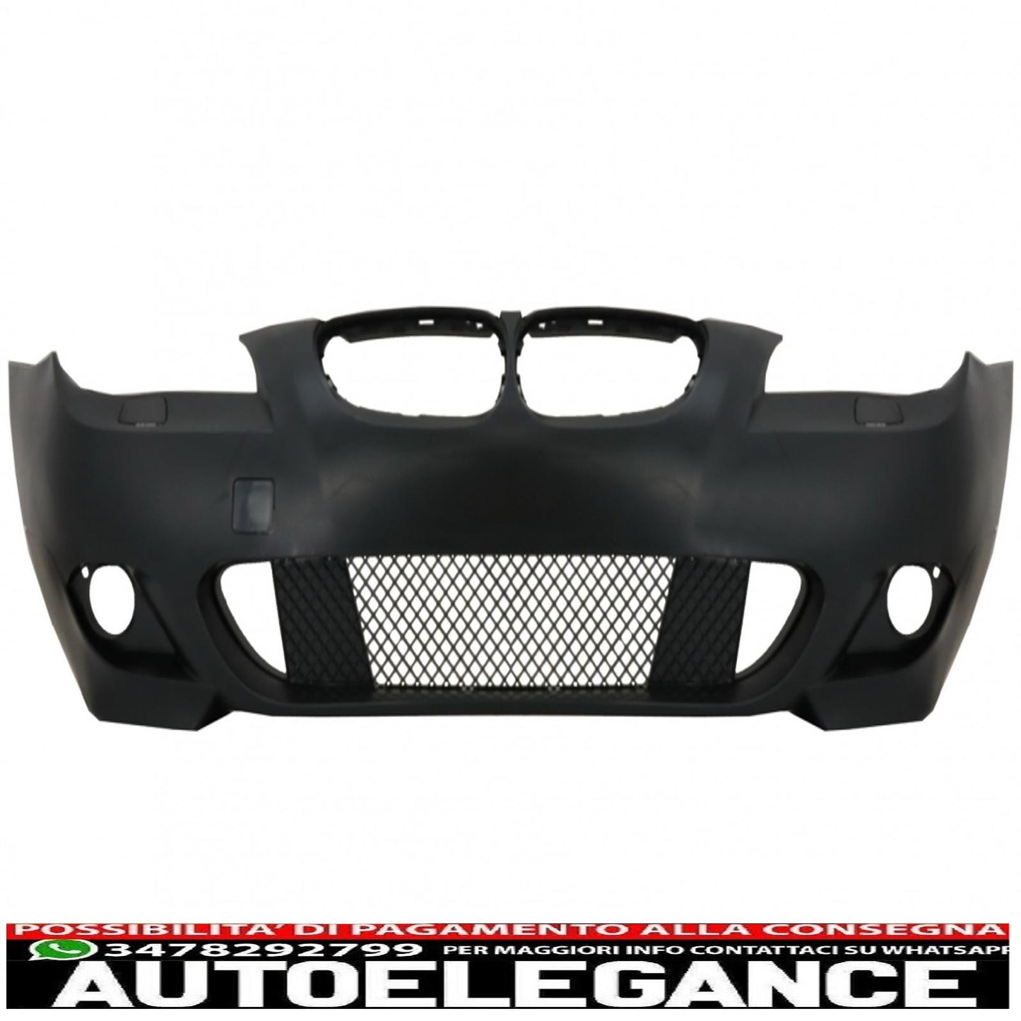 paraurti anteriore adatto per bmw serie 5 e60 e61 (2003-2010) design m-technik senza fendinebbia