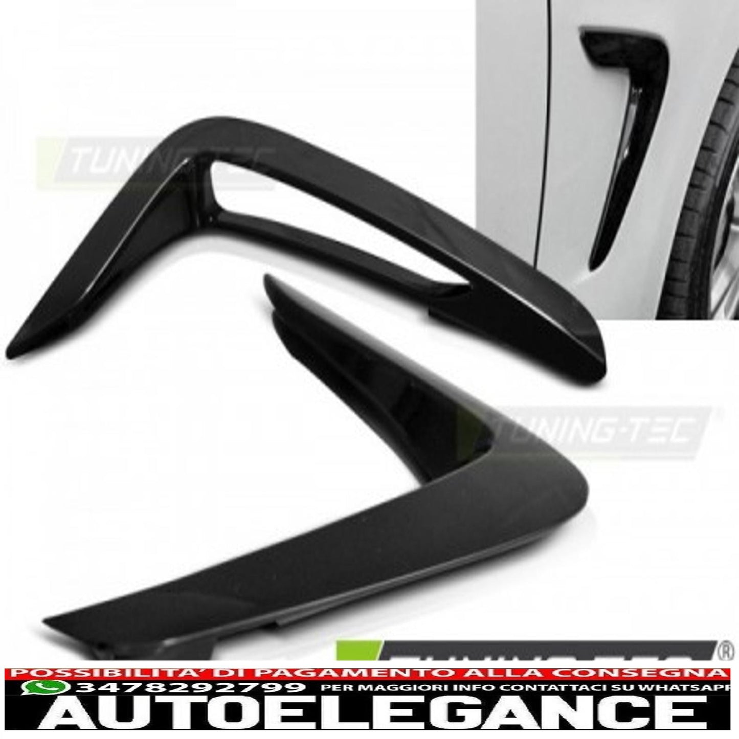 strisce nero lucido adatte per bmw f32 / f33 / f36