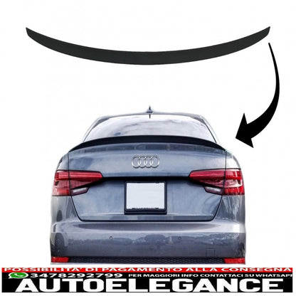 trunk spoiler suitable for audi a4 b9 sedan (2016-up)
