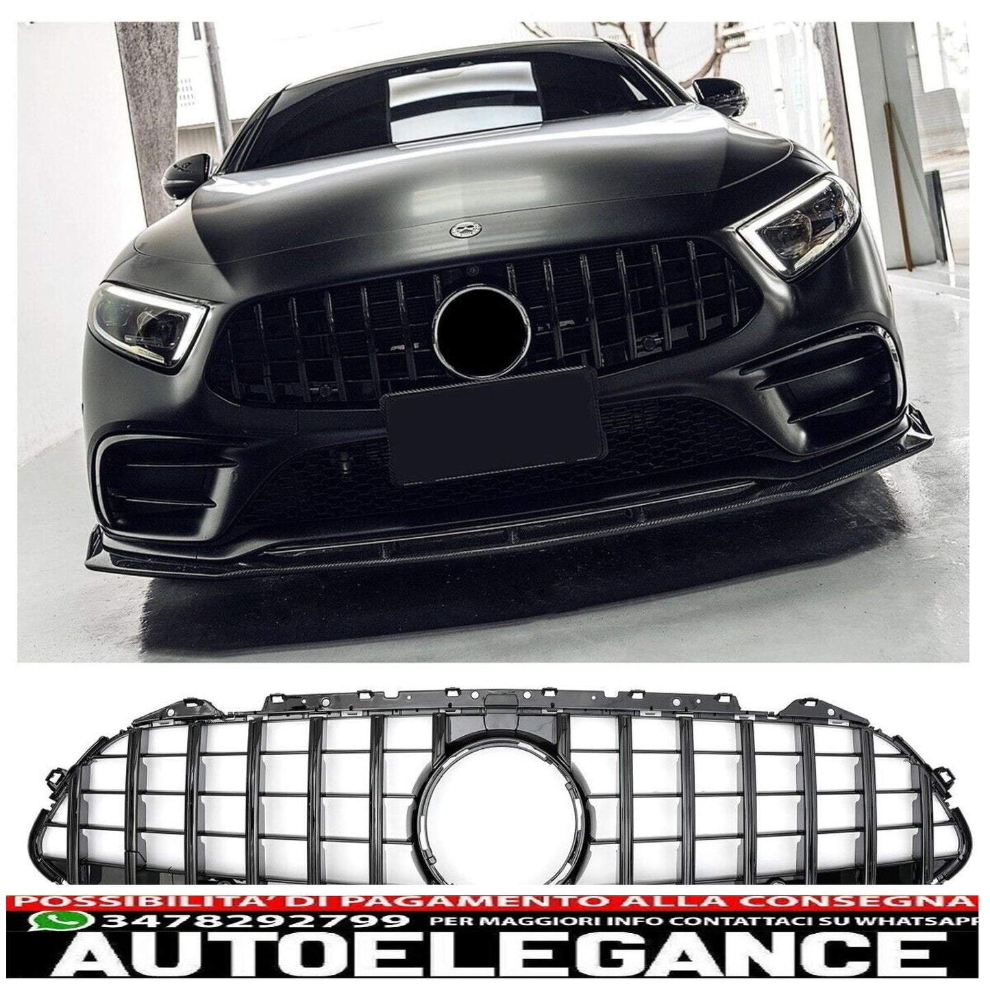 Griglia del radiatore Sport Panamericana GT Grill per Mercedes X257 C257 CLS