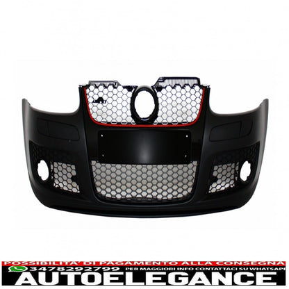 paraurti anteriore adatto a vw golf 5 v mk5 (2003-2007) jetta (2005-2010) gti design