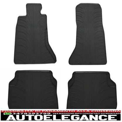 Rubber mats suitable for BMW 5 Series F10 (2010-up) black