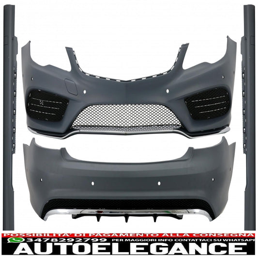 complete body kit suitable for mercedes e-class c207 coupe a207 cabriolet restyling (2013-2017) sporty design 
