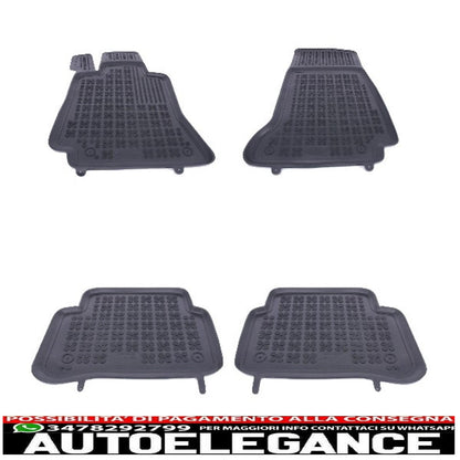 Black rubber mat suitable for mercedes e class w213 limousine (2016-up)