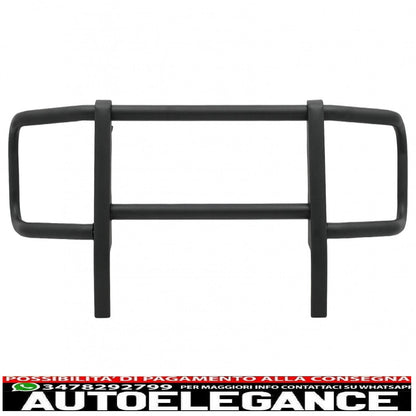 Bullbar adatto per mercedes classe g w463 (1989-2018) nero solo per paraurti g63 g65 AUTOELEGANCERICAMBI