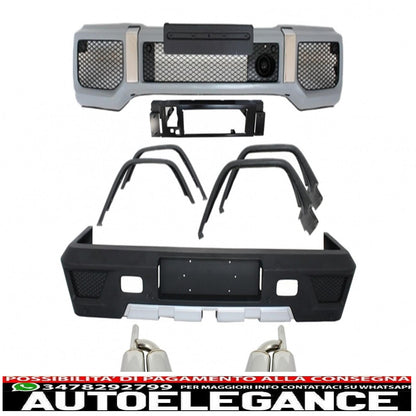 complete body kit with exhaust tips suitable for mercedes benz w463 g-class g63 g65 a-design