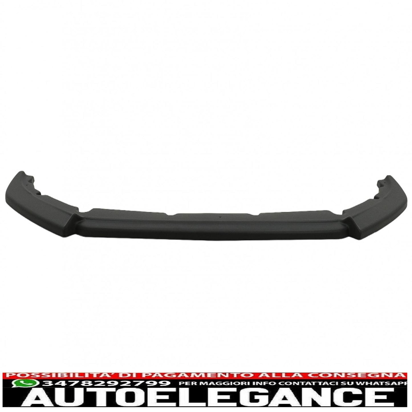 Front Bumper Lip Extension Spoiler Fit For Ford Puma (2019-up) Black 